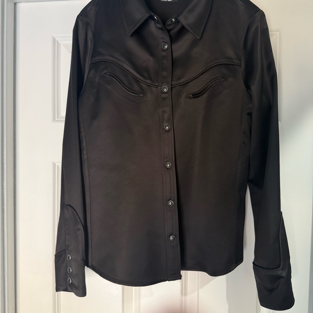 Black Button-Up Shirt